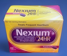Nexium 24hr Acid Reducer Heartburn Relief  20mg 42 Tablets  EXP 01/2027 NEW picture