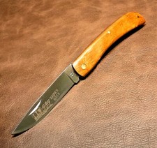 Kissing Crane Collectors Traditional Brown Mule Pocket Knife picture
