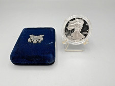 2001-W Proof $1 American Silver Eagle W/ Box *Circulated*  picture