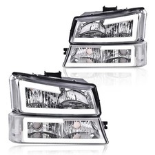 LED DRL Headlights Fit Chevy Avalanche/Silverado 2003-2006 picture