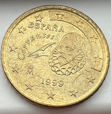 1999 Espana 50 euro cent coin picture