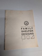 Vintage Department of Defense Family Shelter Designs Booklet 1962 US Army picture