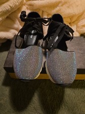 All Black Amazing Pave Style# 201026 Color Pave White Size 38 picture