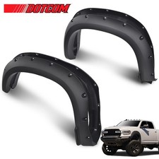 4Pc Fender Flares For 2019 2020 2021 2022 2023 Chevy Silverado 1500 Pocket Rivet picture
