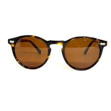 Carfia CA5288 Polarized Round Sunglasses Tortoiseshell Brown Lens Italy Design picture