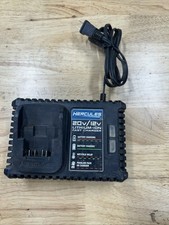 Hercules HC04 Lithium-ion Fast Battery Charger Multi Voltage 20V 12V Black Blue picture
