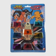 1999 Yutaka Digimon Adventure Tag and Crest Toy Set Original Sealed Brand New picture