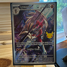 The Pokémon Company Lycanroc Celebrations 138/128 130 HP Secret Rare Holo picture