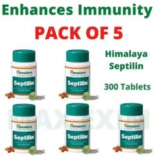 5 x Himalaya Septilin 300 Tabs Powerful Immunity Booster Exp 2026 picture