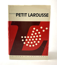 Petit Larousse Illustre French Encyclopedic Dictionary 1972 - Vintage French picture