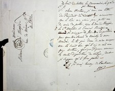 ✒ RARE L.A.S General Bertrand near Nap. - return from the ashes of NAPOLEON 1840 picture