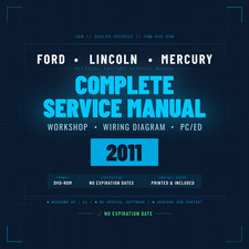 2011 Ford Factory Service Manual Set Workshop Wiring Diagrams Repair Manual DVD picture