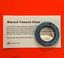 Rare Peter Atwood Titanium Treasure Glass Magnifier With Anodizing picture