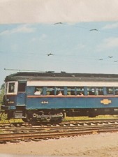 C 1960s Chicago Aurora & Elgin No 434 Passenger Trolley Seashore Museum Postcard picture