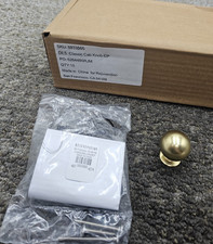 (QTY 10) Rejuvenation 5933565 Ball Cabinet Knob Classic CP Finish Aged Brass picture