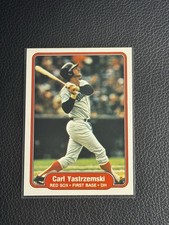 ‼️STELLAR VINTAGE‼️1982 Fleer Carl Yastrzemski #312 Boston Red Sox ICON MLB HOF picture