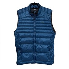 Oakley Men’s Thermofill Ellipse Puffer Vest in Blue - Size L picture