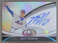 2011 Bowman Platinum Matt Harvey Prospect Auto #BPA-MH picture