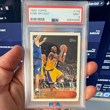 Topps 1996-97 Kobe Bryant Lakers #138 RC Base Set Basketball Trading Card picture