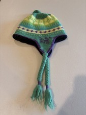 Unisex ARC'TERYX Contrail Toque Multicolor Wool Knit Beanie Hat Fleece Lined  picture