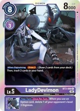 LadyDevimon Foil - BT3-088 NM - Digimon TCG picture