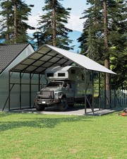 ✅Garvee 20x25 FT Metal Carport Kit, 120° Steep-Pitch Vertical Roof, Snow Sheddin picture