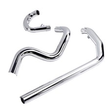 Front Exhaust Pipe Set for Harley Softail 00-17, Only Front Pipe  No Mufflers. picture