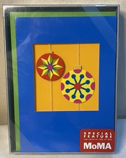 Vintage 2001 MoMA Two Ornaments 36777 Christmas Holiday Cards Box Of 8 Sealed picture