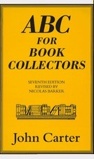 ABC for Book Collectors Hardcover John Carter picture