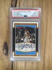 2002-03 Bowman Signature Edition Yao Ming RC Rookie /999 PSA 9 Auto Grade 10 picture