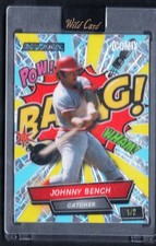 Johnny Bench 2024 Wild Card Comix Bang Card 1 of 2 picture