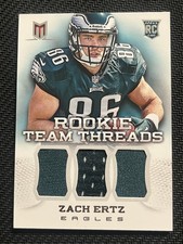 2013 Panini Momentum - Rookie Team Threads Zach Ertz #23 Triple Materials /299 picture