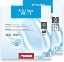 Miele Ultra Tabs All In 1 Dishwasher Detergent Tabs 2 boxes 120 Tabs picture