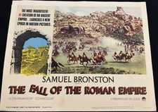 Original 1964 Vintage Lobby Card - The Fall Of The Roman Empire. picture