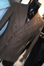 L.B.M. LUIGI BIANCHI TAILORING WOOL + SILK + CASHMERE JACKET SIZE 46 680.00 POSTER picture