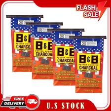 4 pack, B&B Charcoal Competition Oak Charcoal Briquets 17.6 Pound picture