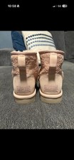 UGG classic Mini Snow Leopard Boots Pink Women’s Size 7 picture