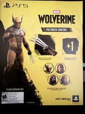 PS5 Wolverine DLC Pre-Order Bonus Content - Classic Suit + 4 PlayStation Avatars picture