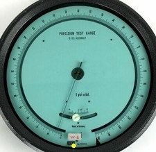 Wika Johnson Controls Green Gauge Germany Vintage Industrial Decor Steampunk picture
