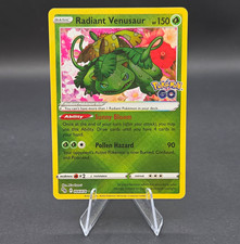 The Pokémon Company Pokémon TCG Radiant Venusaur 004/078 Pokemon GO Holo RR EN picture