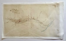 Vintage 1966 LE Map Print Zanja Madre Aqueduct Los Angeles River California USA picture