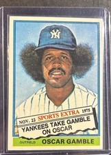1976 Topps - Traded Oscar Gamble #74T New York Yankees, picture