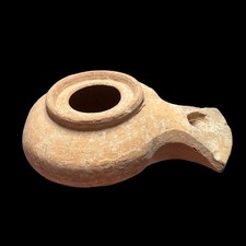 Ancient Herodian Pottery Oil Lamp picture