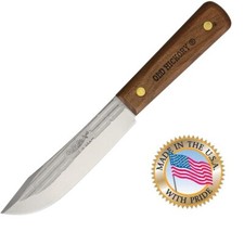 Old Hickory Hunting knife carbon Steel blade with Leather belt Sheath New in Box picture