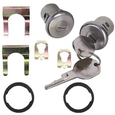 2PCS Door Lock Cylinder Set Front Left/RightCompatible with Chevrolet Truck C picture