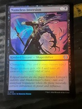 Nameless Inversion FOIL , Lorwyn Eclipsed , Near M ,MTG ,  picture