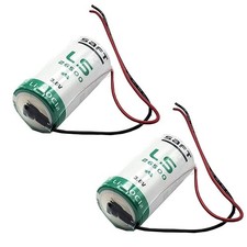 2x SAFT LS26500_WIRE Size C 3.6V 7700mAh Lithium Cell for Smart Munitions, Un... picture