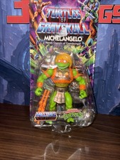 MICHELANGELO - Turtles of Grayskull MOTU Damaged Card New picture