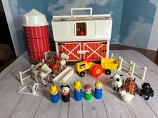 Vintage Fisher Price Little People Play Family Farm 915. COMPLETE. EXTRAS. NICE picture