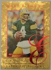 1997 Donruss Elite Gold Brett Favre #3 /2000 Packers HOF Rare 90s Insert picture